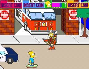 Simpsons, The (4 Players World, set 1) Screenshot 1